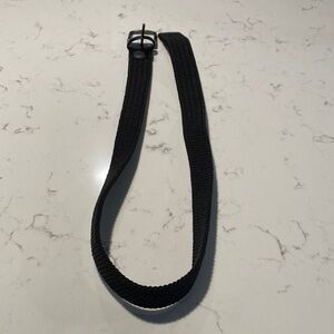 Original Penguin Black Braided Stretch Belt